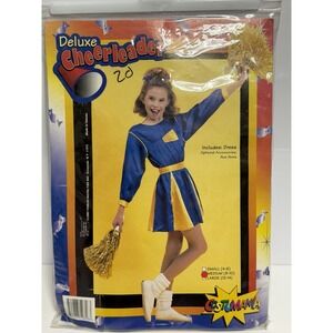 Vintage Rubie's Halloween Deluxe "Cheerleader" Child Costume ~ Large 8/10 H-1